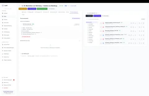 Stapelverarbeitung und Dokumentenextraktion