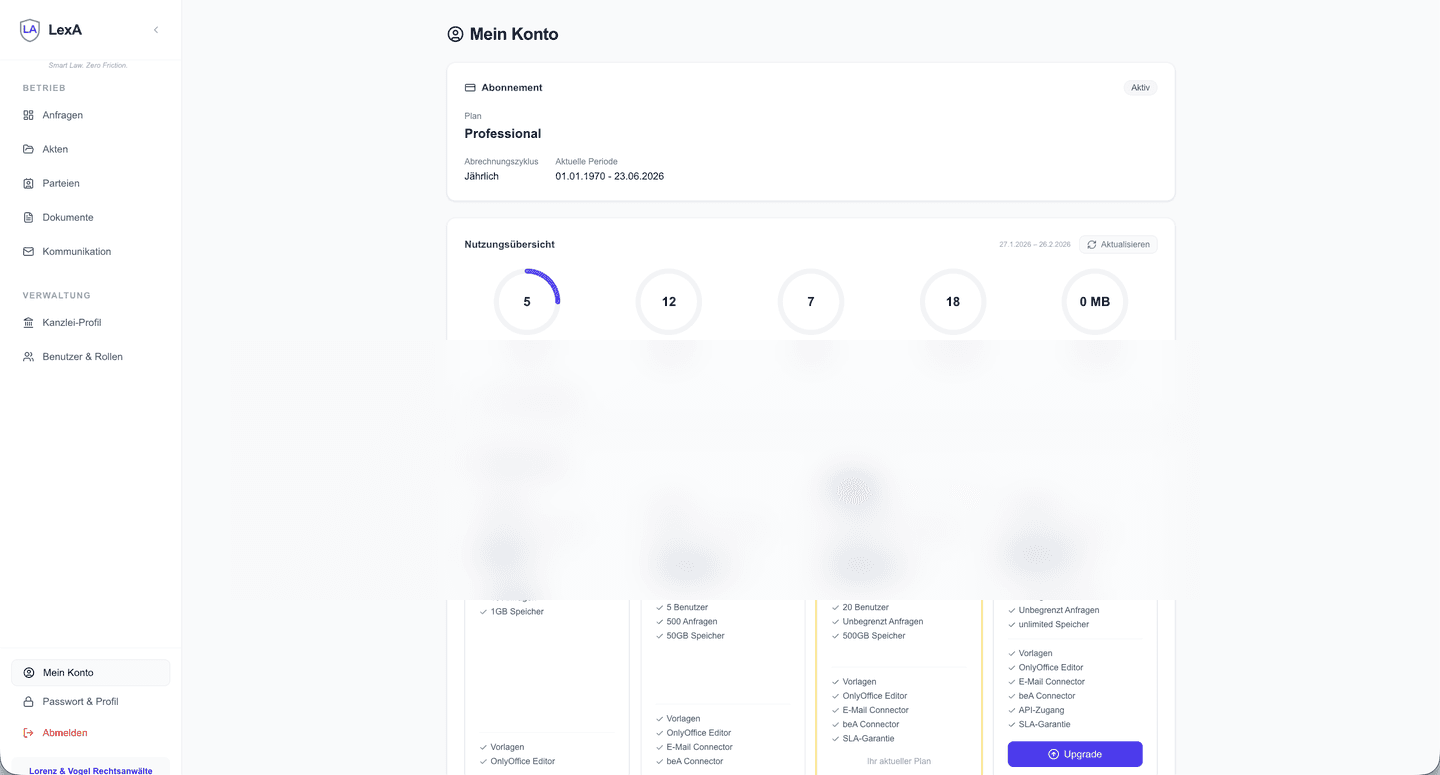 Account & Billing Overview