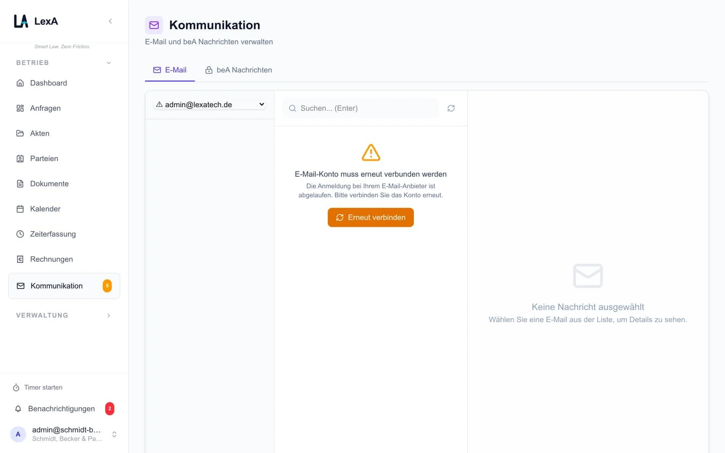 E-Mail-Integration